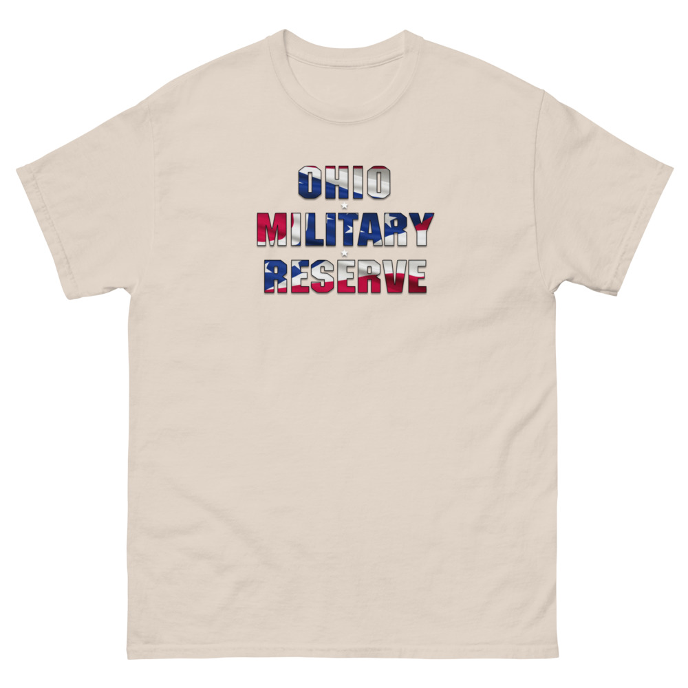 Ohio Military Reserve Flag T-Shirt - Image 2