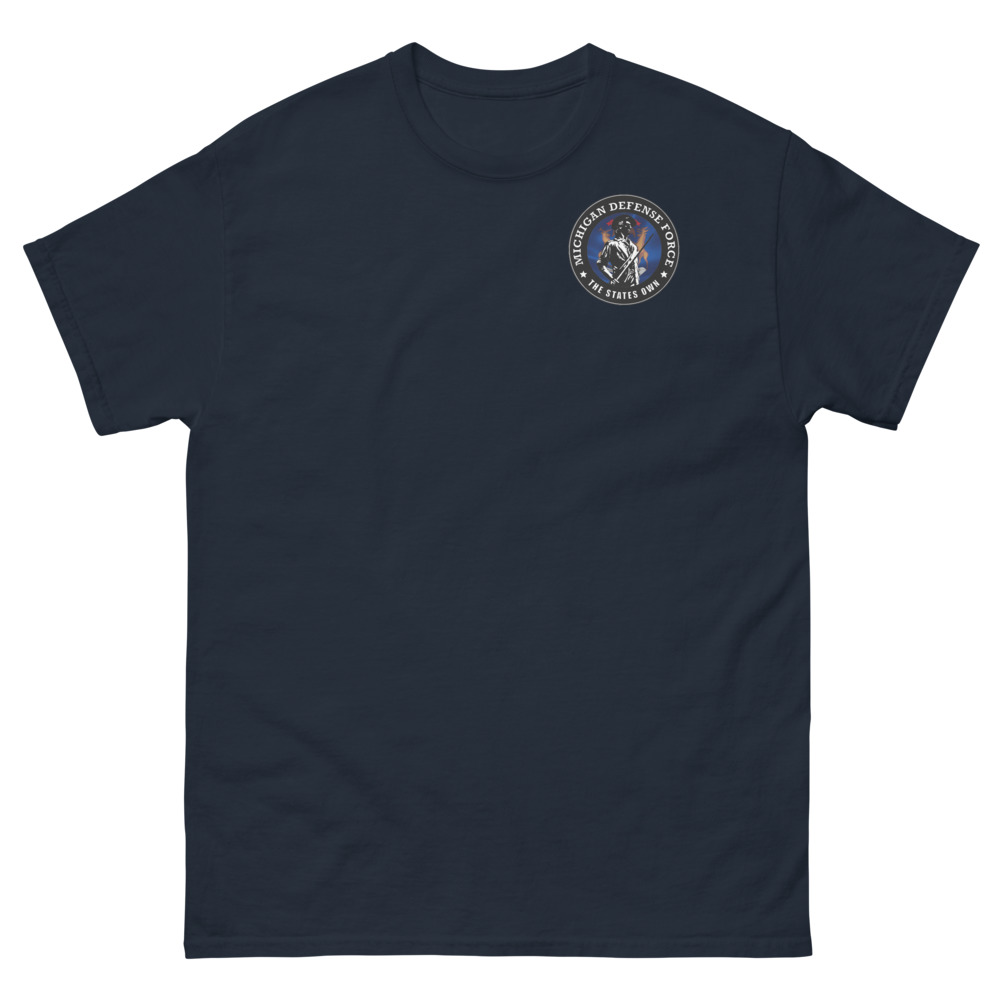 Michigan Defense Force The States Own T-Shirt - Image 2