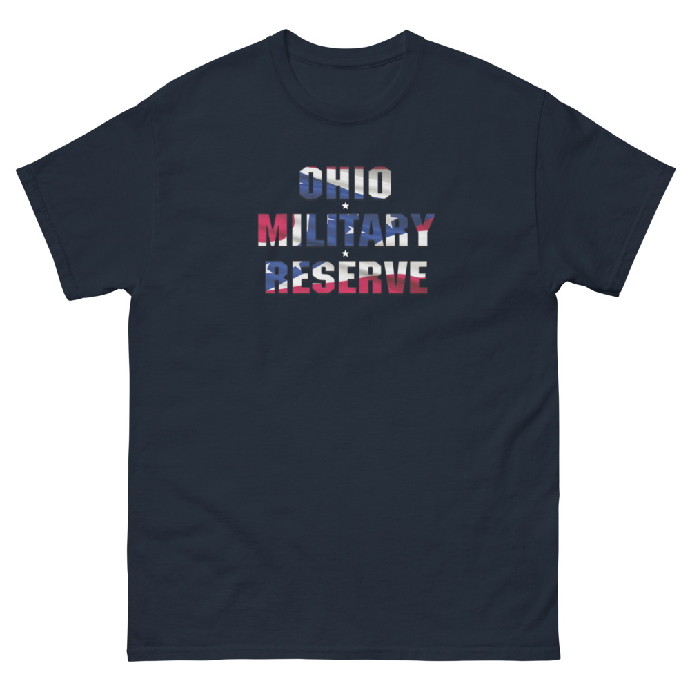 Ohio Military Reserve Flag T-Shirt - Image 3