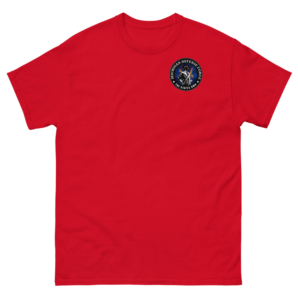 Michigan Defense Force The States Own T-Shirt - Image 3