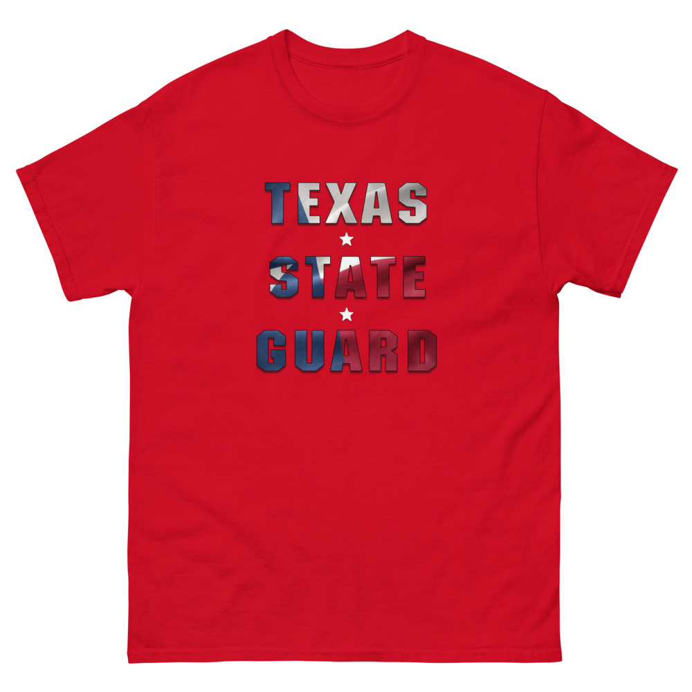 Texas State Guard Flag T-Shirt - Image 2
