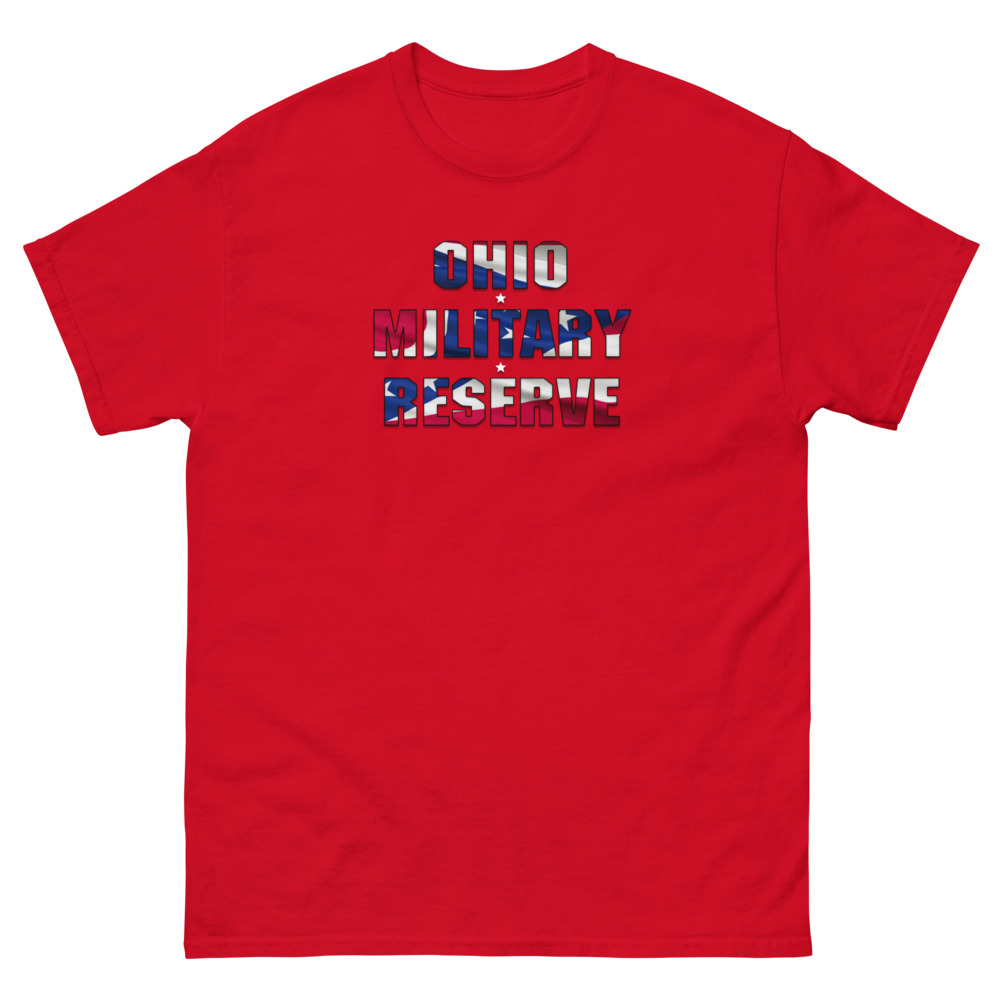 Ohio Military Reserve Flag T-Shirt - Image 4