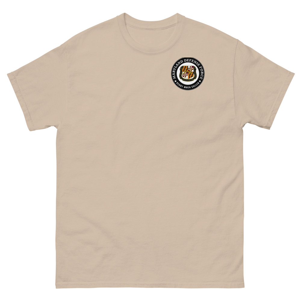 Maryland Defense Force Ready When Called T-Shirt - Image 5