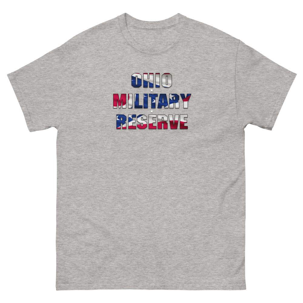 Ohio Military Reserve Flag T-Shirt - Image 5