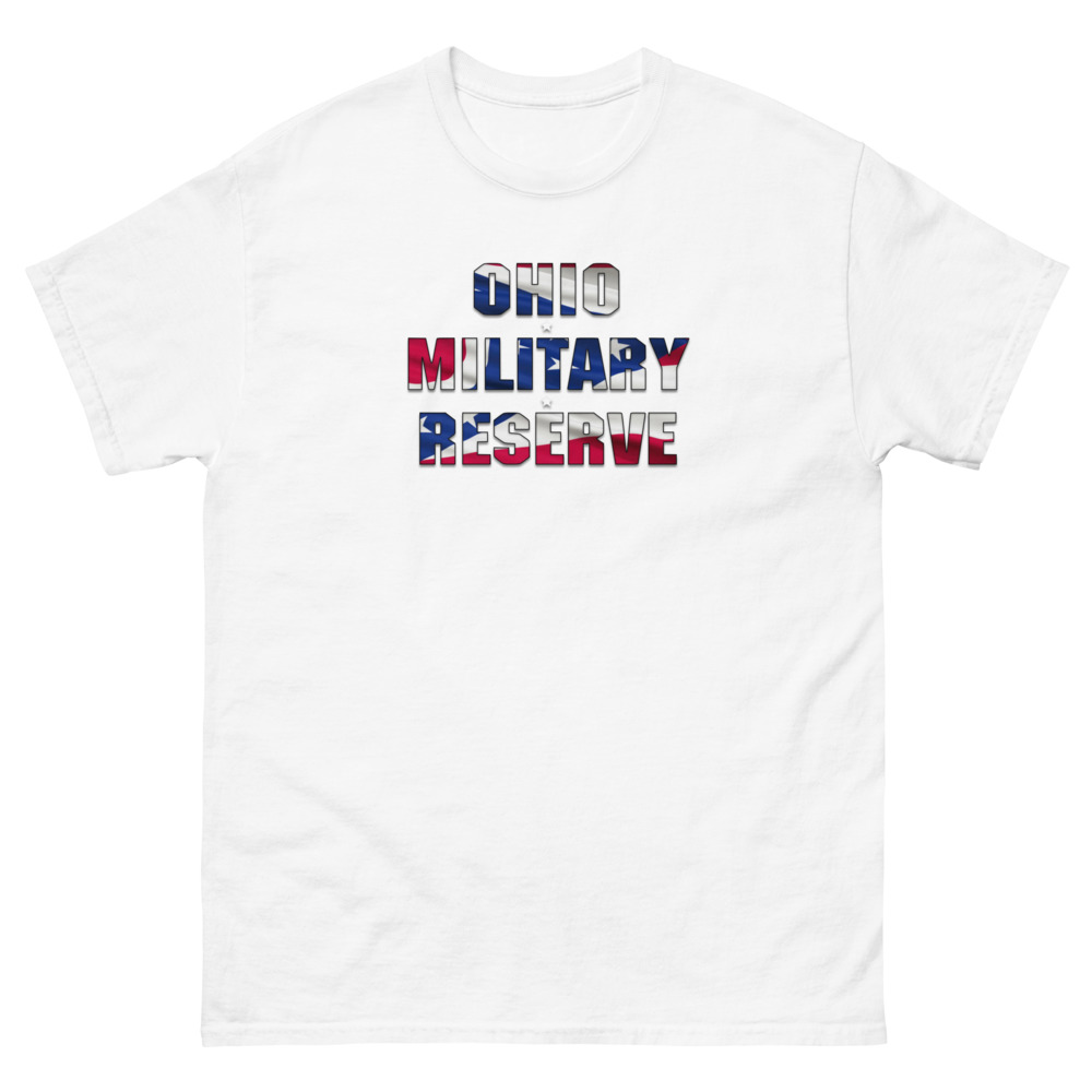 Ohio Military Reserve Flag T-Shirt - Image 6