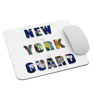 New York Guard White Mouse pad