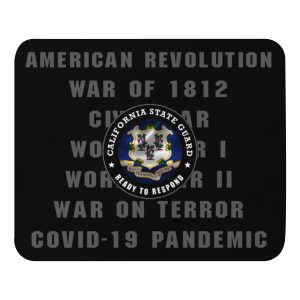 Connecticut Foot Guard ‘Proudly Served’ Mouse pad