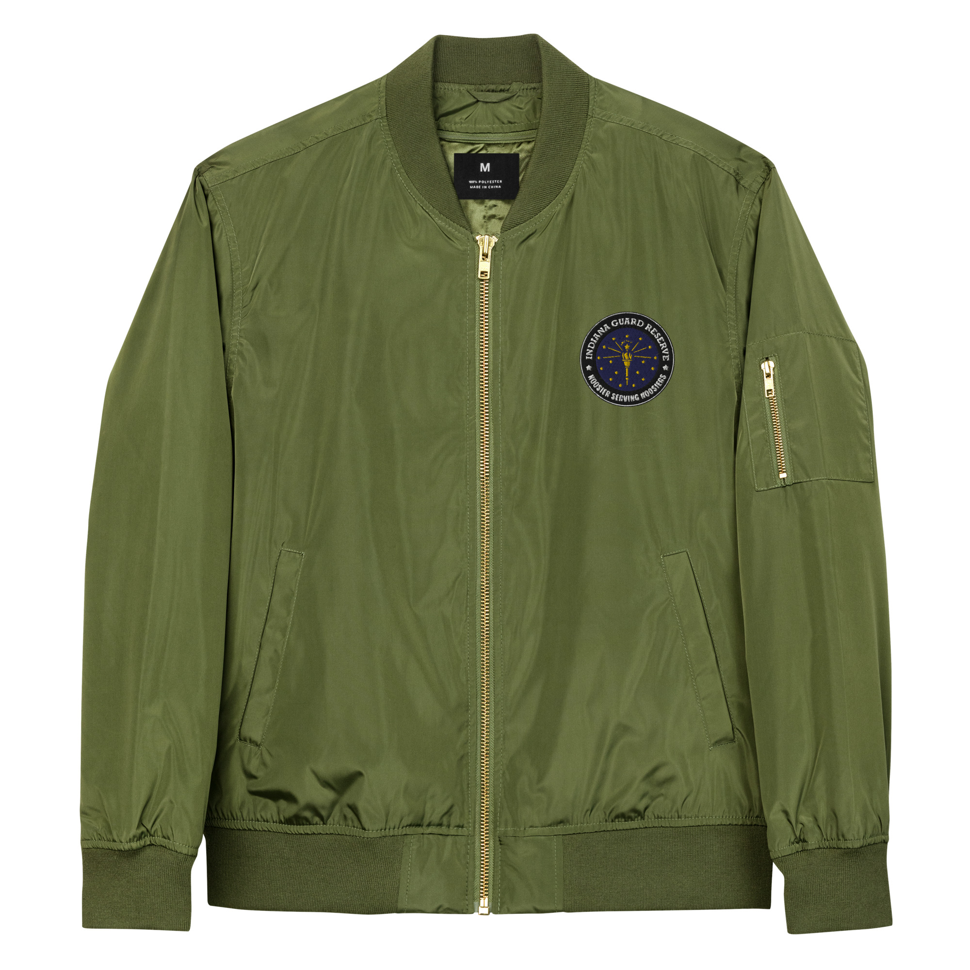 Indiana Guard Reserve 'Hoosier Serving Hoosiers’ Bomber Jacket - Image 3