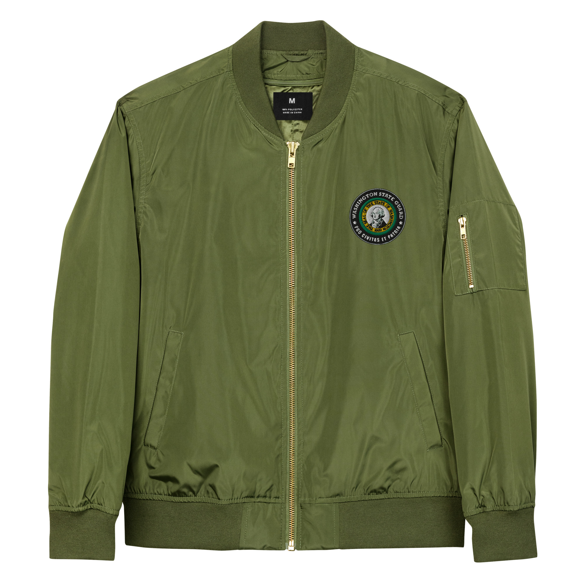 Washington State Guard 'Pro Civitas Et Patria' Bomber Jacket - Image 3