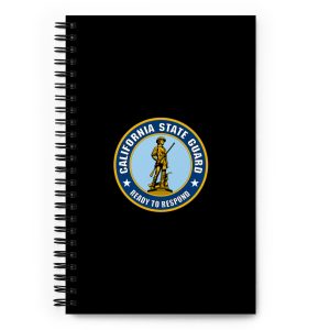 California State Guard Minuteman Spiral notebook