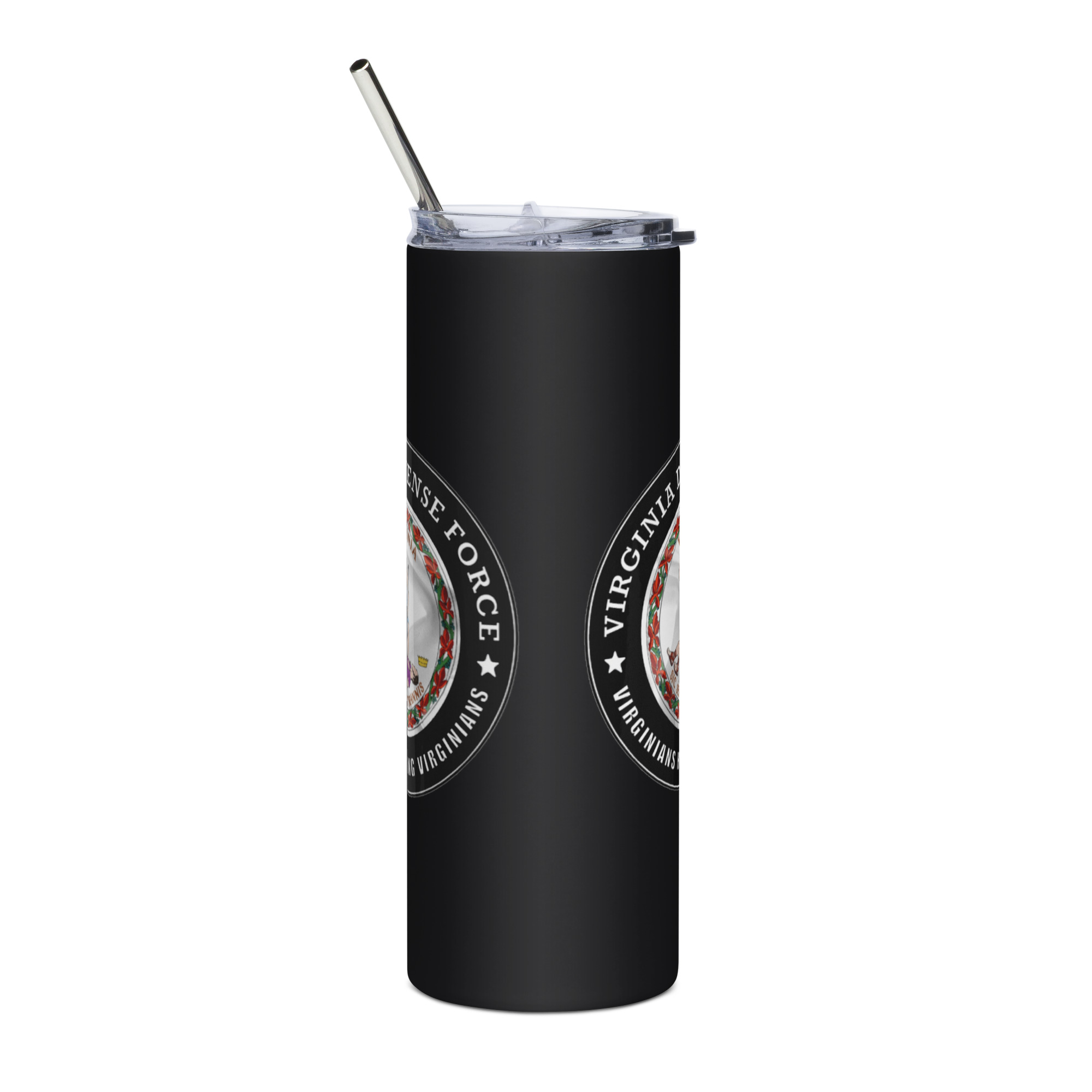 Virginia Defense Force Stainless steel tumbler - Image 2