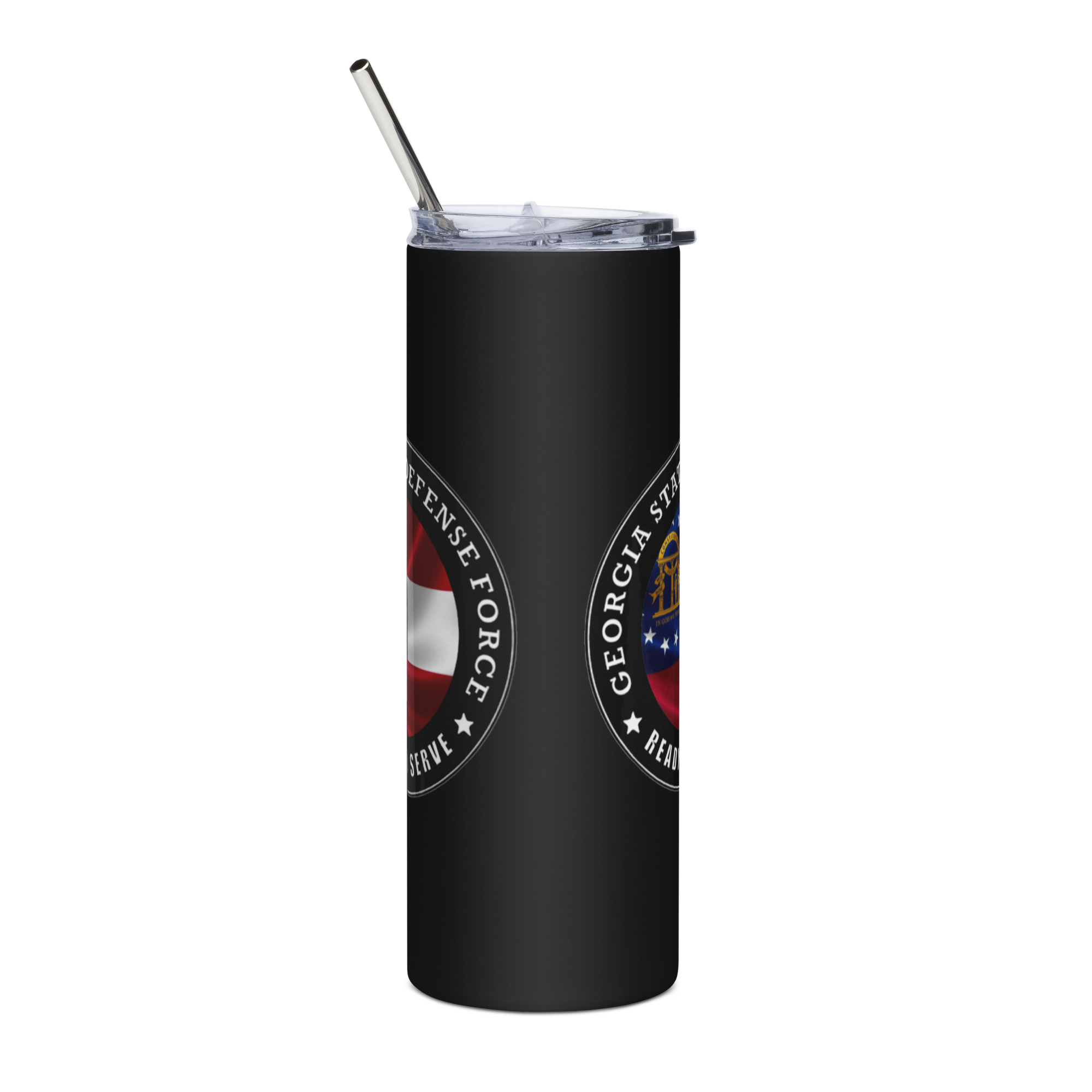 Georgia State Defense Force Stainless steel tumbler - Image 2