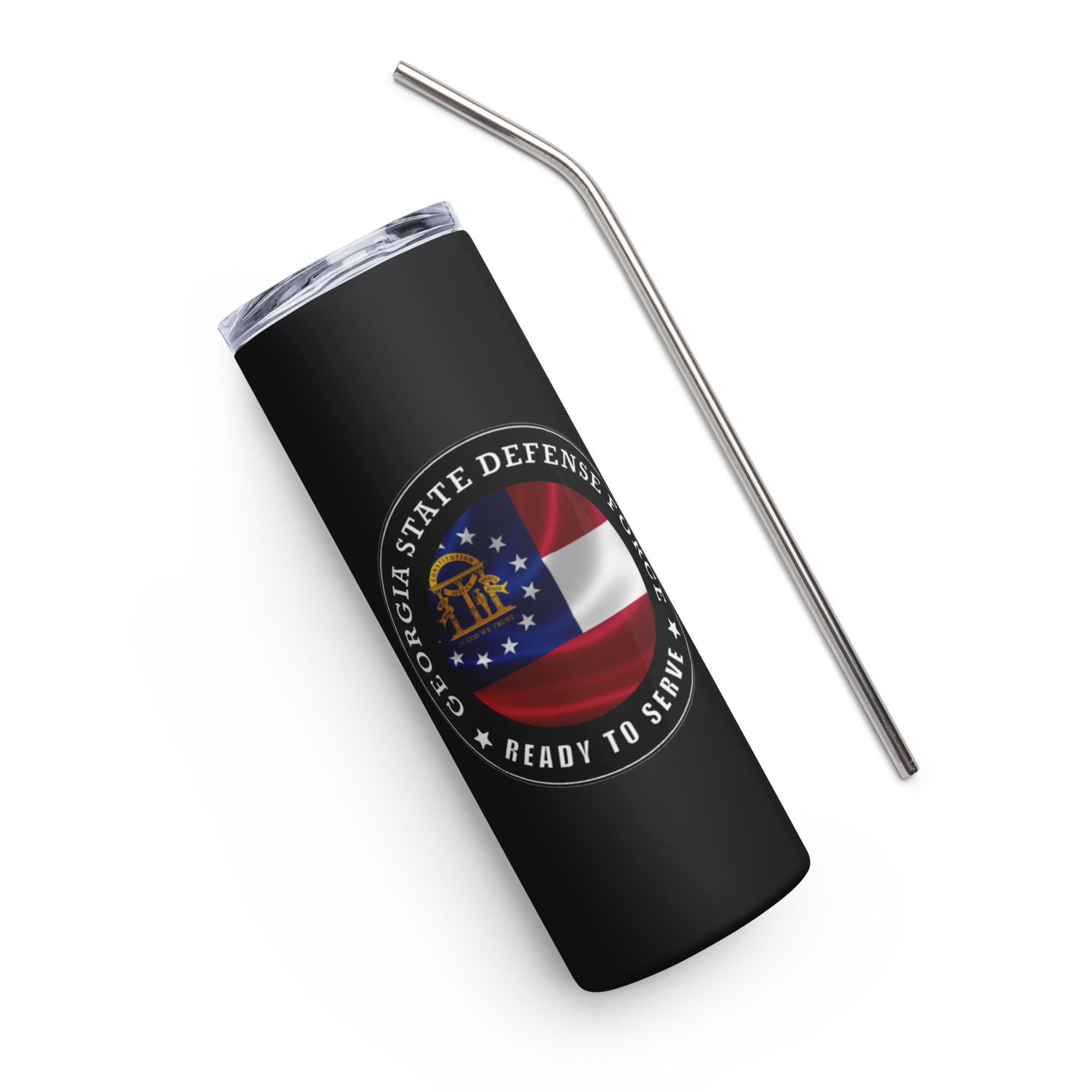 Georgia State Defense Force Stainless steel tumbler