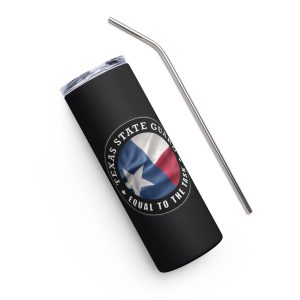 Texas State Guard Stainless steel tumbler