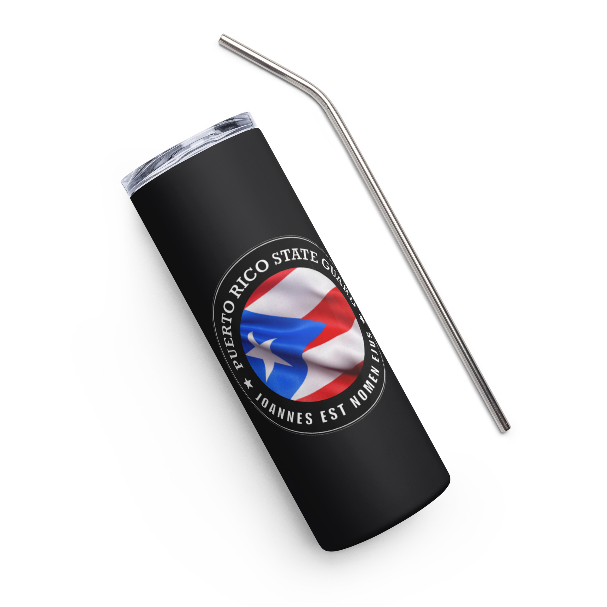 Puerto Rico State Guard Stainless steel tumbler