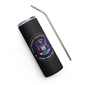 Michigan Defense Force Stainless steel tumbler