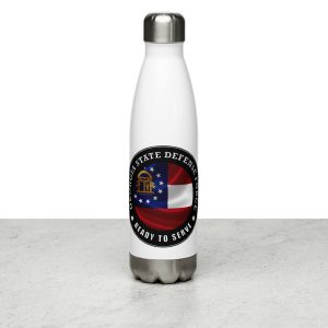 Georgia State Defense Force Stainless Steel Water Bottle