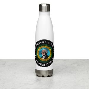 Washington State Guard Stainless Steel Water Bottle
