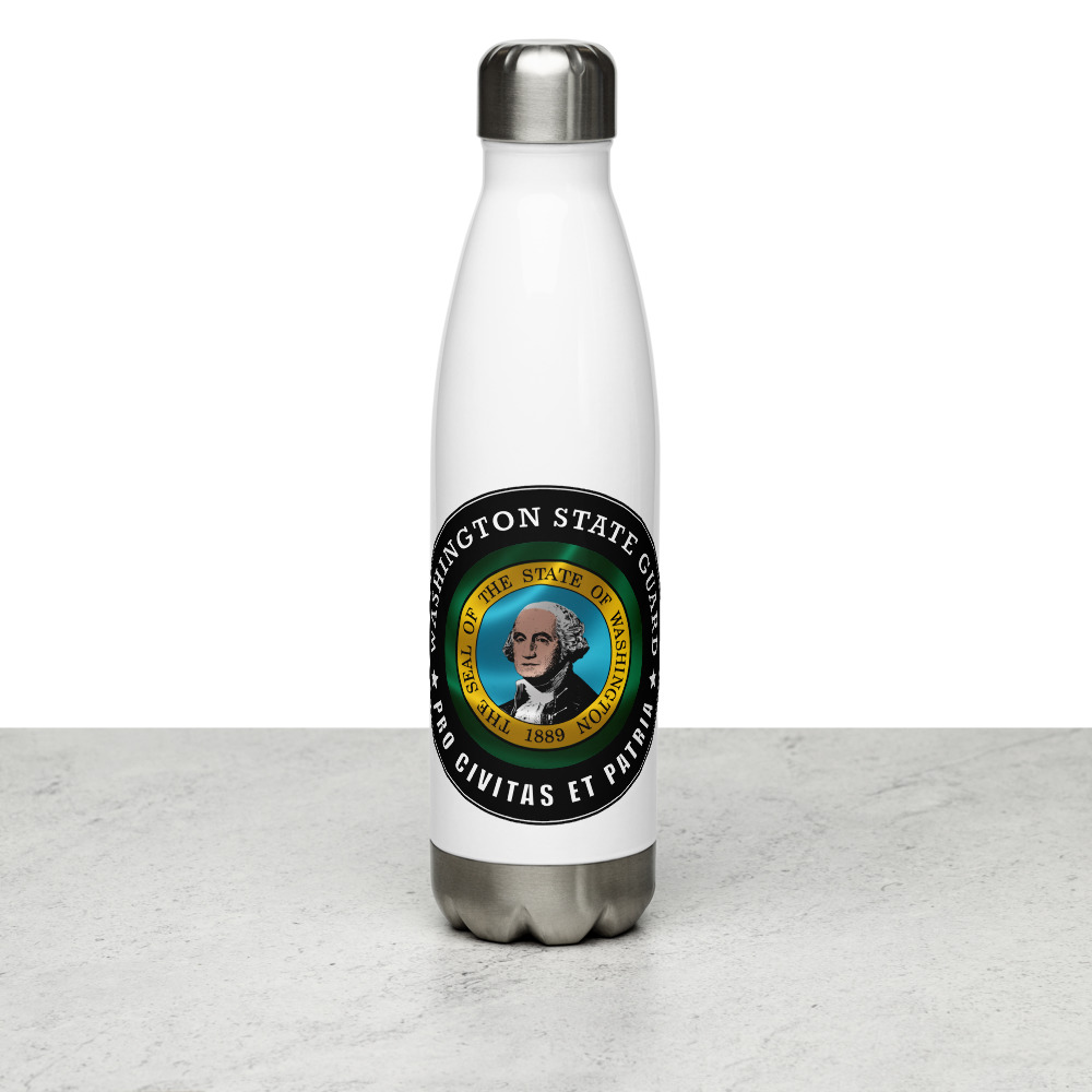 Washington State Guard Stainless Steel Water Bottle