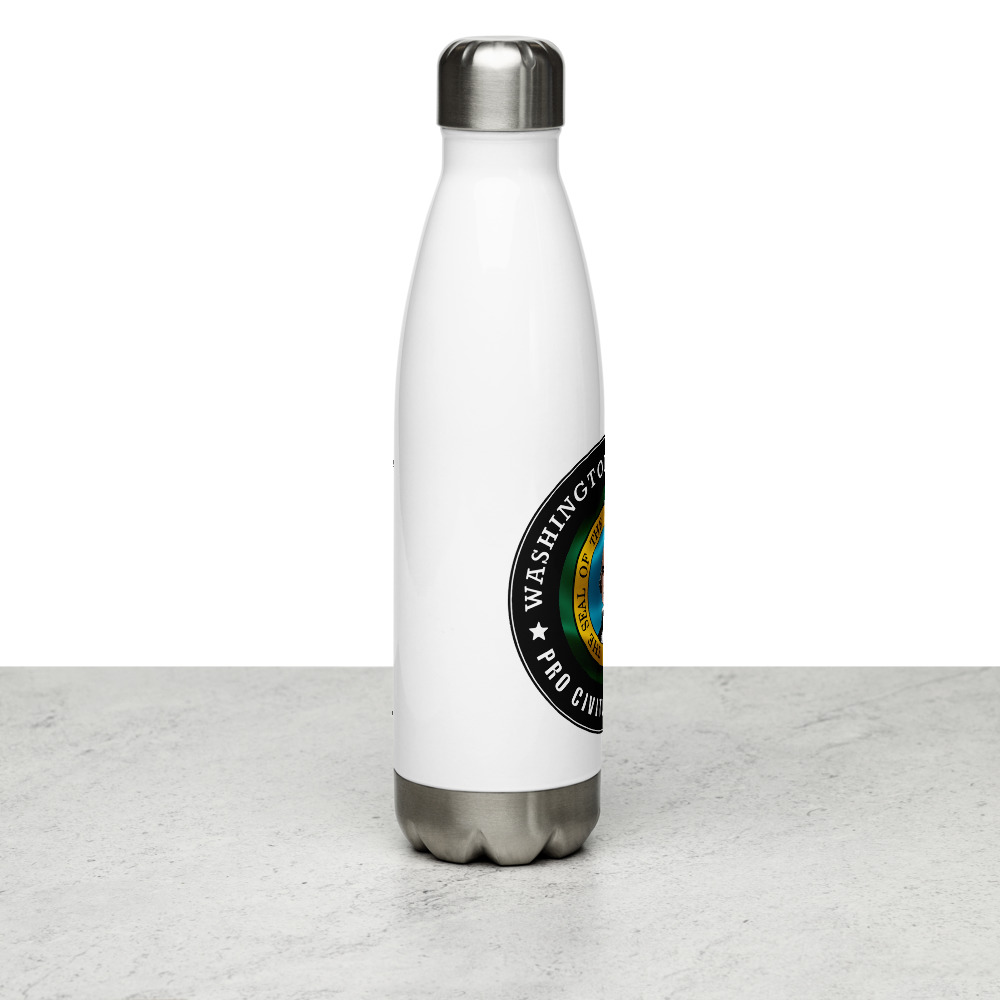 Washington State Guard Stainless Steel Water Bottle - Image 3