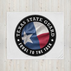 Texas State Guard Throw Blanket