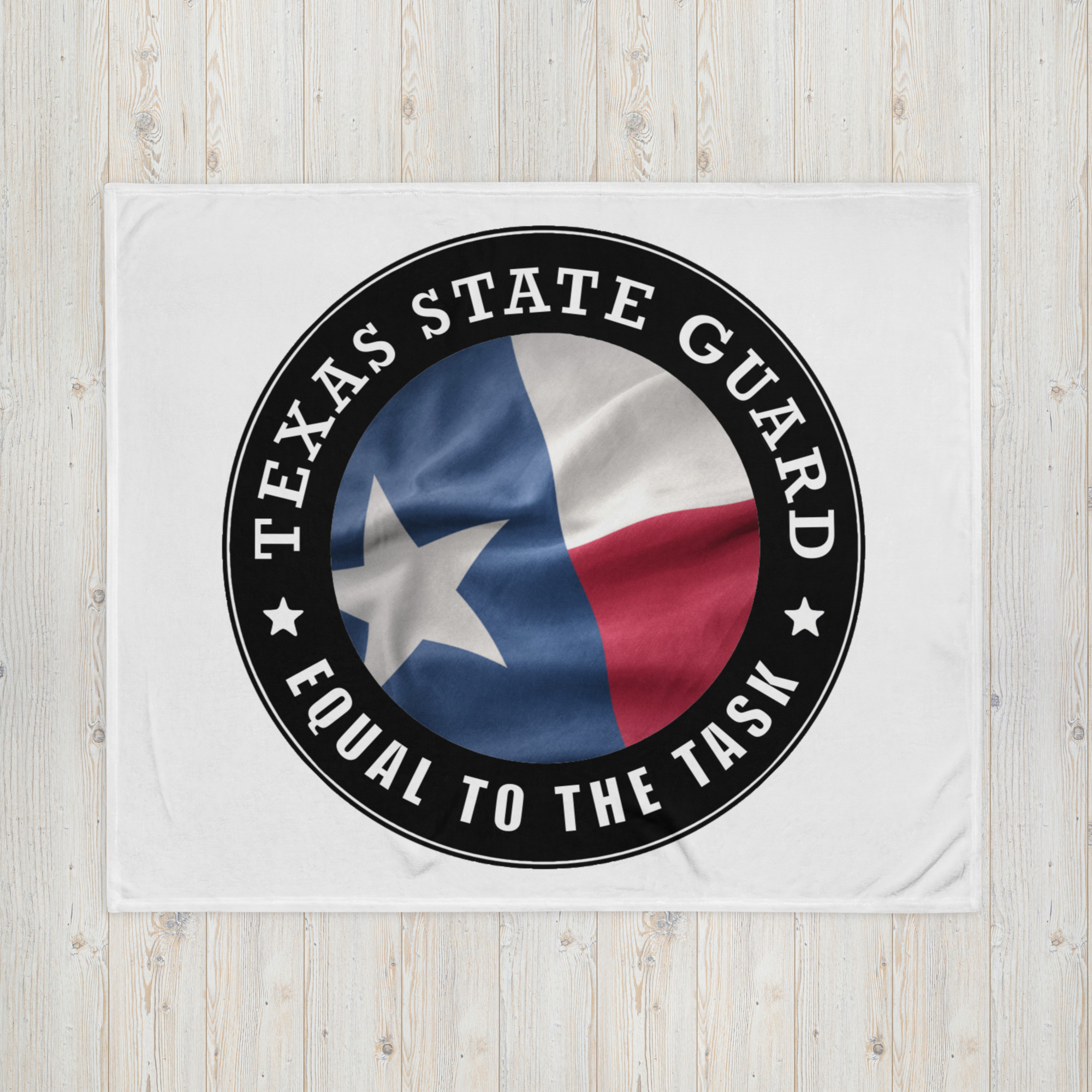 Texas State Guard Throw Blanket