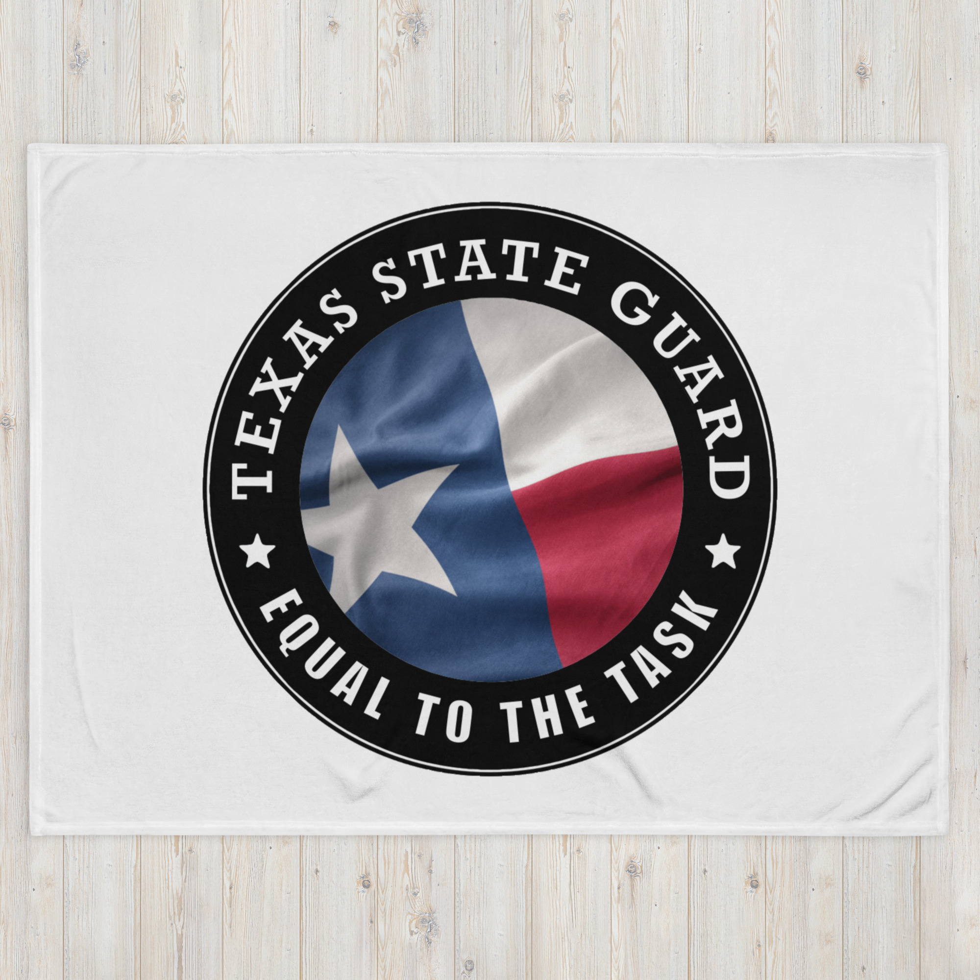 Texas State Guard Throw Blanket - Image 2