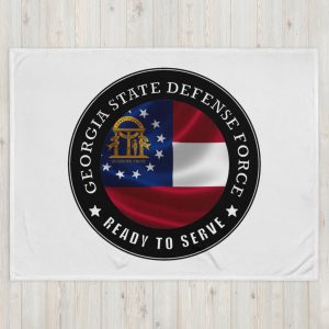 Georgia State Defense Force Throw Blanket