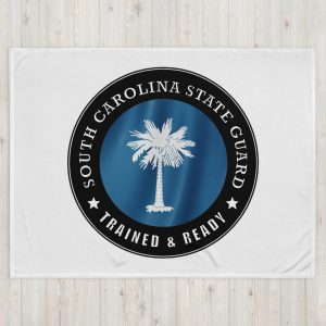 South Carolina State Guard Throw Blanket