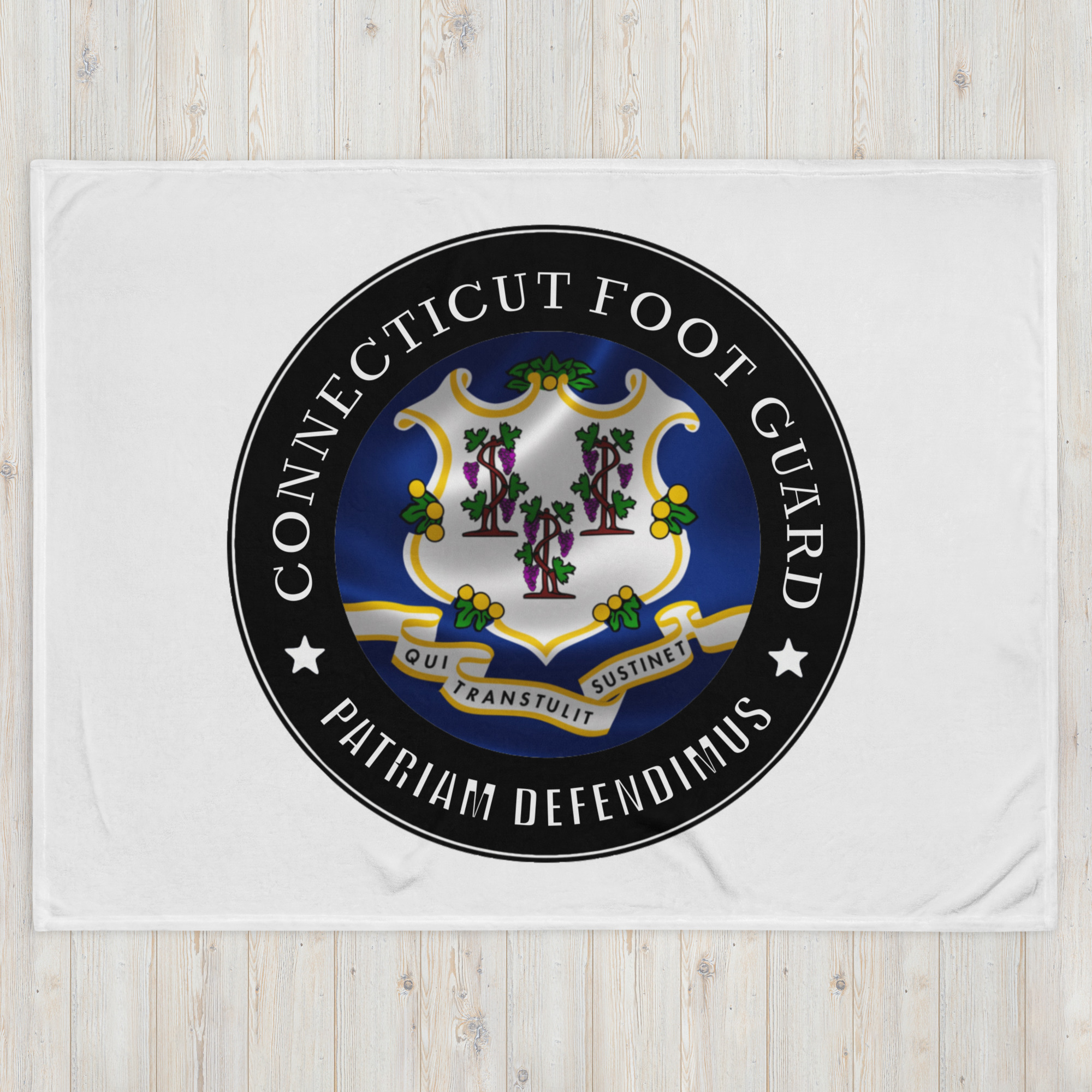 Connecticut Foot Guard ‘Patriam Defendimus’ Throw Blanket