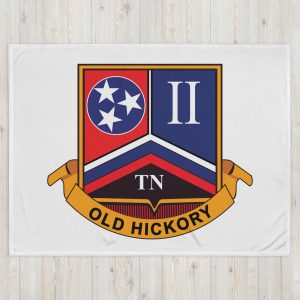 Tennesse State Guard 2nd Regiment Throw Blanket