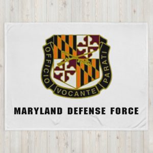 Maryland Defense Force Throw Blanket