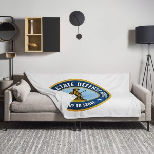 Georgia State Defense Force Minuteman Throw Blanket