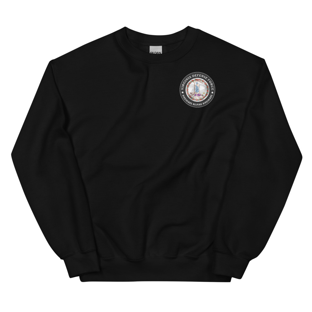 Virginia Defense Force ‘Virginians Helping Virginians’ Sweatshirt