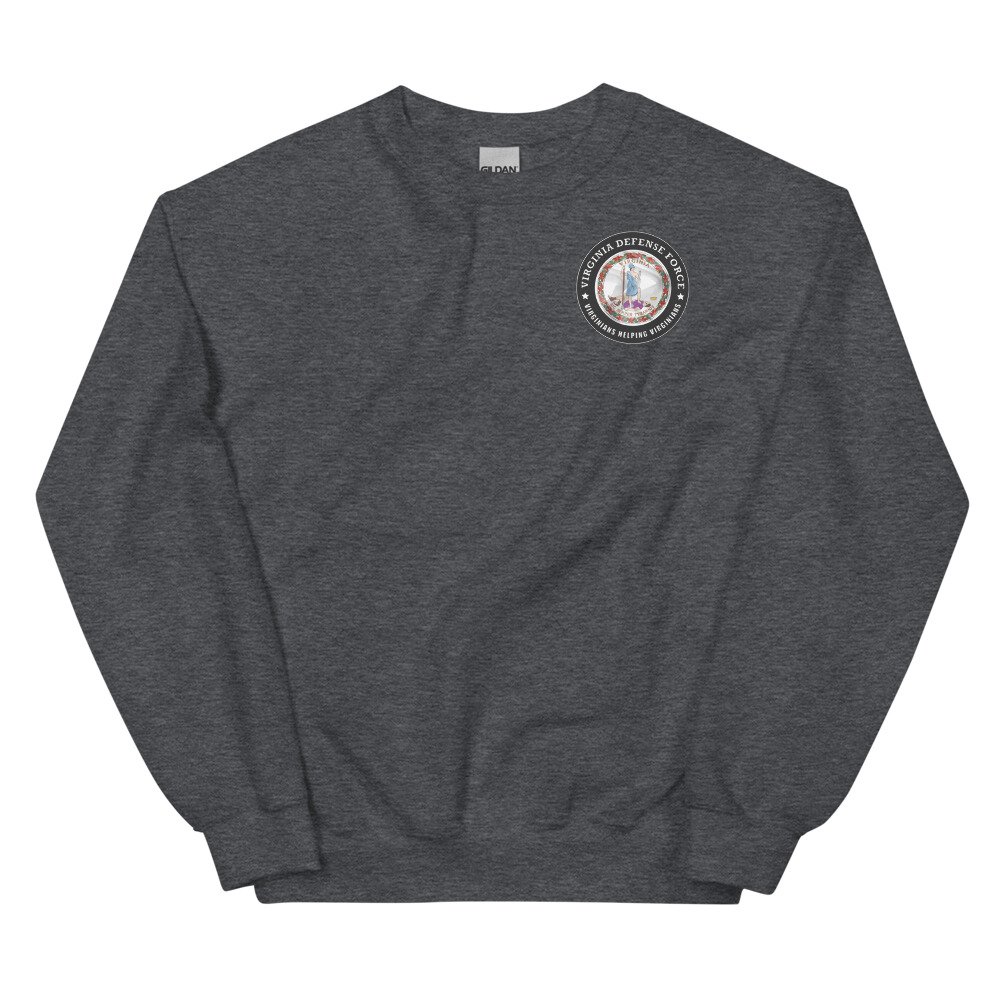 Virginia Defense Force ‘Virginians Helping Virginians’ Sweatshirt - Image 5