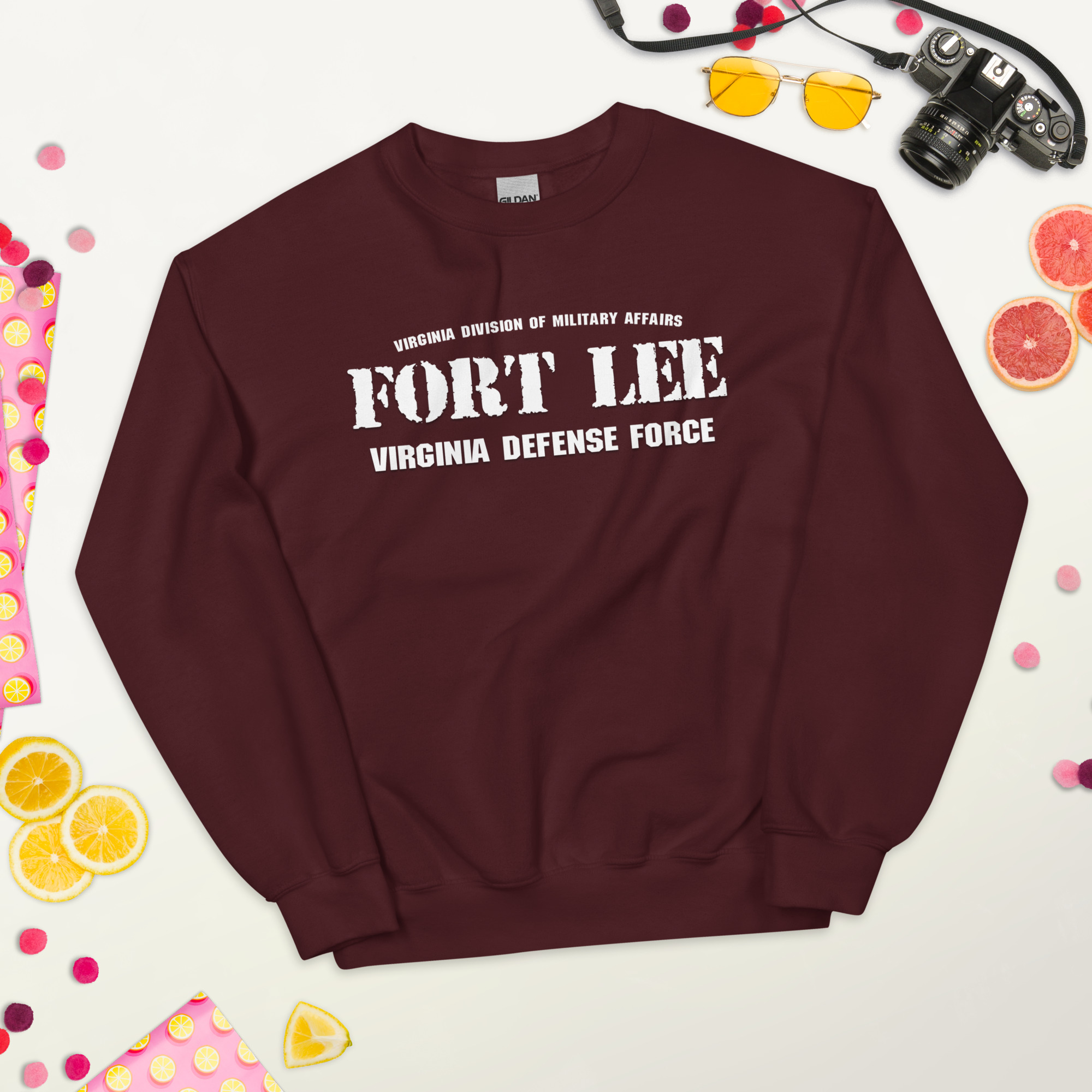 Virginia Defense Force Fort Lee Sweatshirt - Image 3