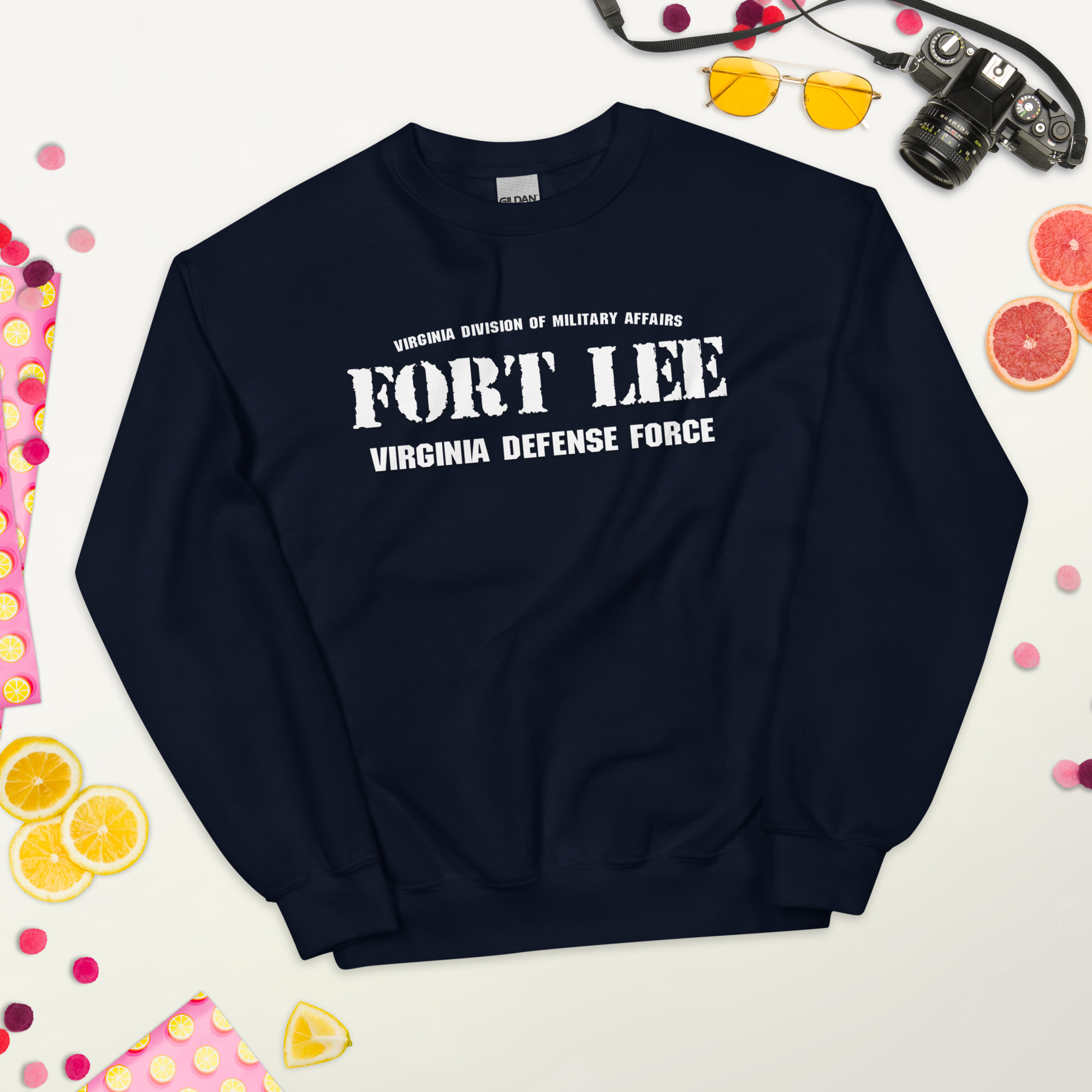 Virginia Defense Force Fort Lee Sweatshirt - Image 2