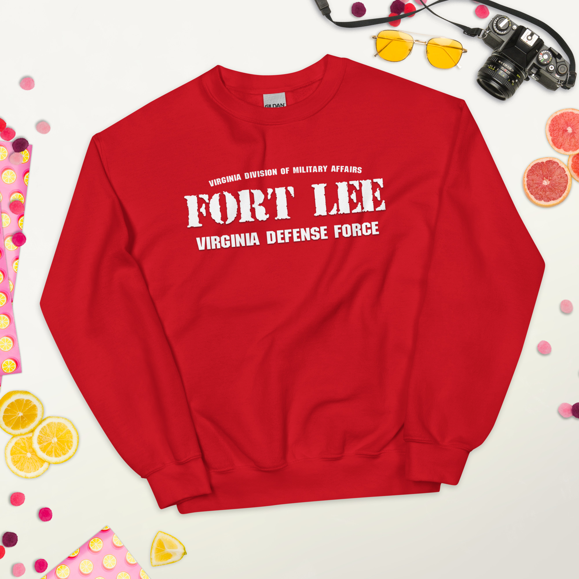 Virginia Defense Force Fort Lee Sweatshirt - Image 4