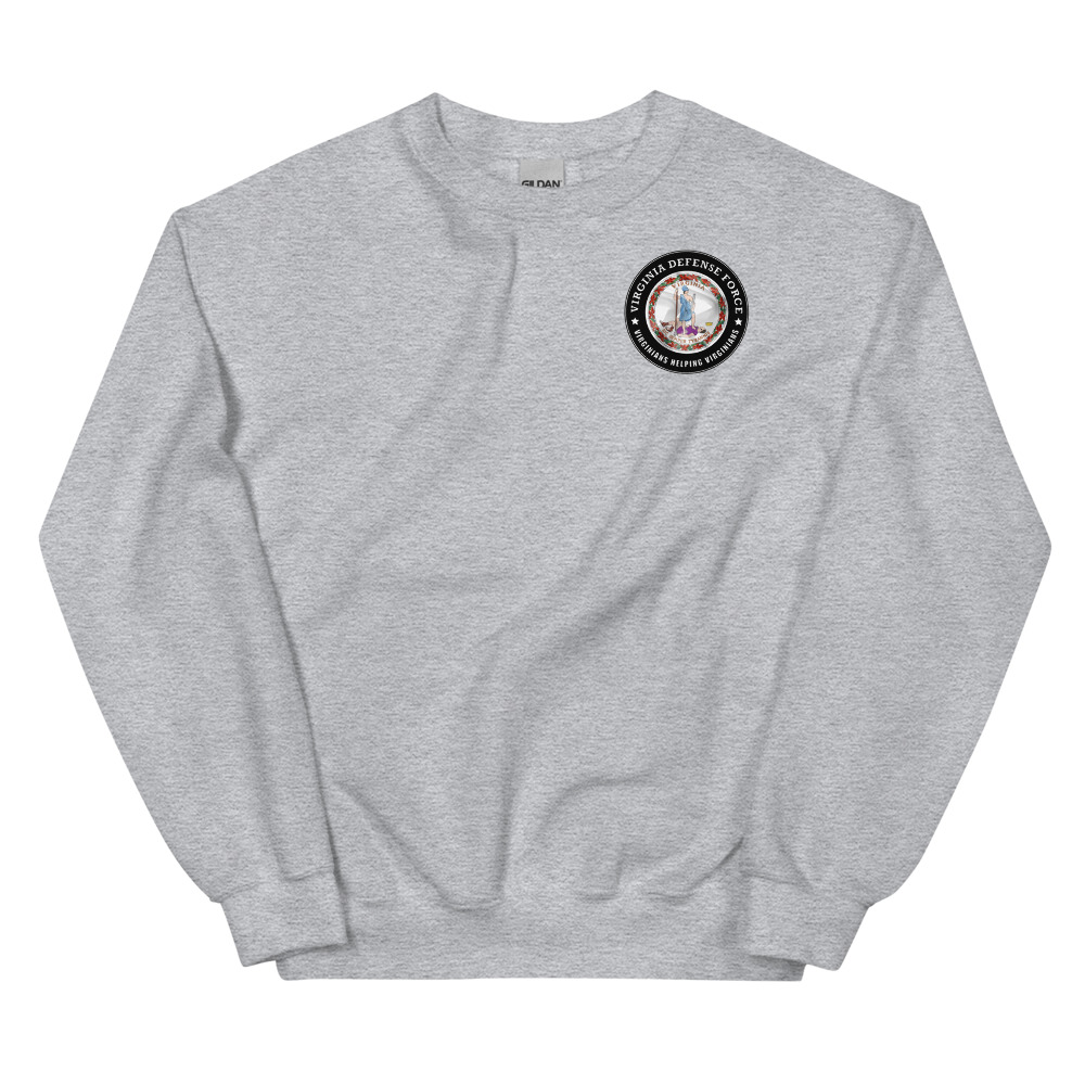 Virginia Defense Force ‘Virginians Helping Virginians’ Sweatshirt - Image 8