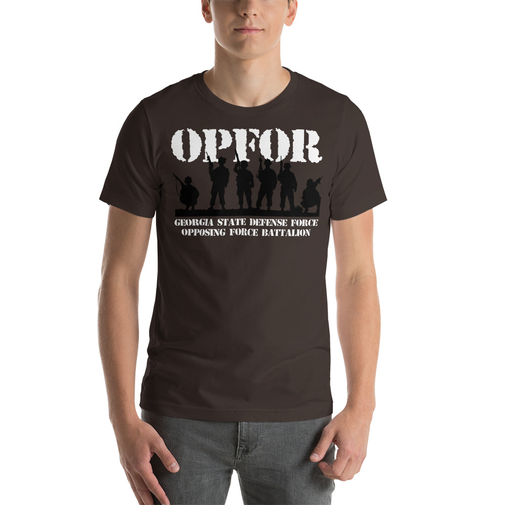 Georgia State Defense Force OPFOR Troops Unisex T-Shirt - Image 2
