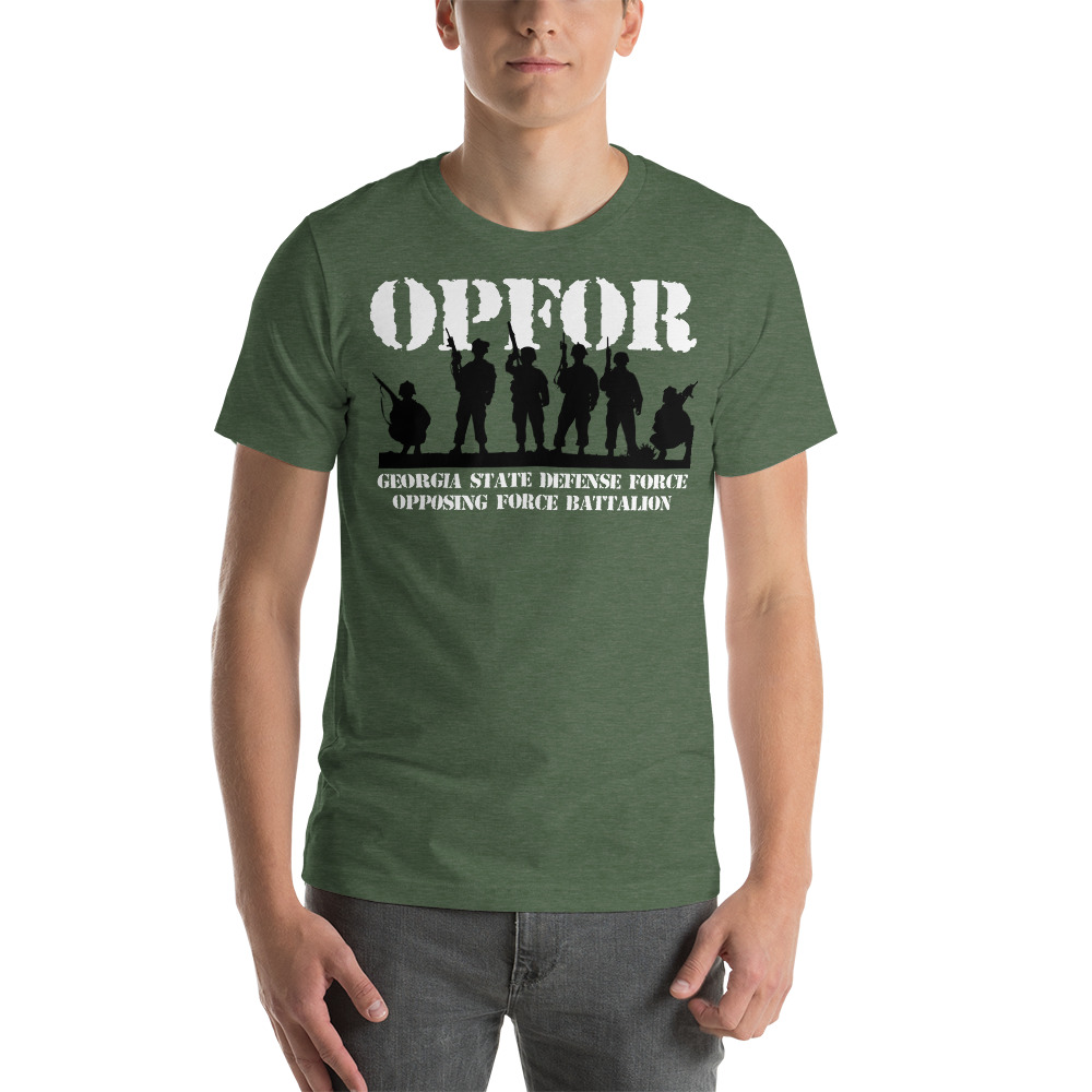 Georgia State Defense Force OPFOR Troops Unisex T-Shirt - Image 7