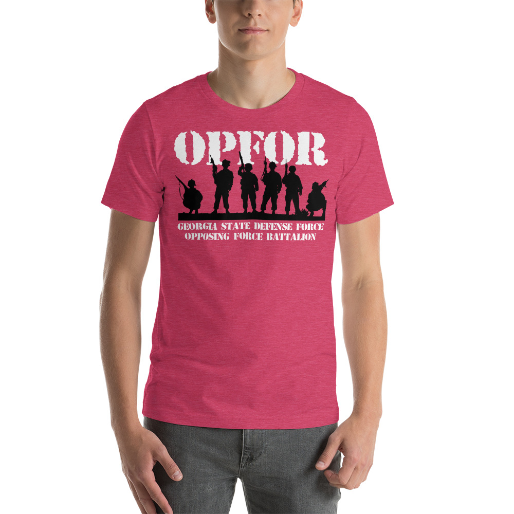 Georgia State Defense Force OPFOR Troops Unisex T-Shirt - Image 11