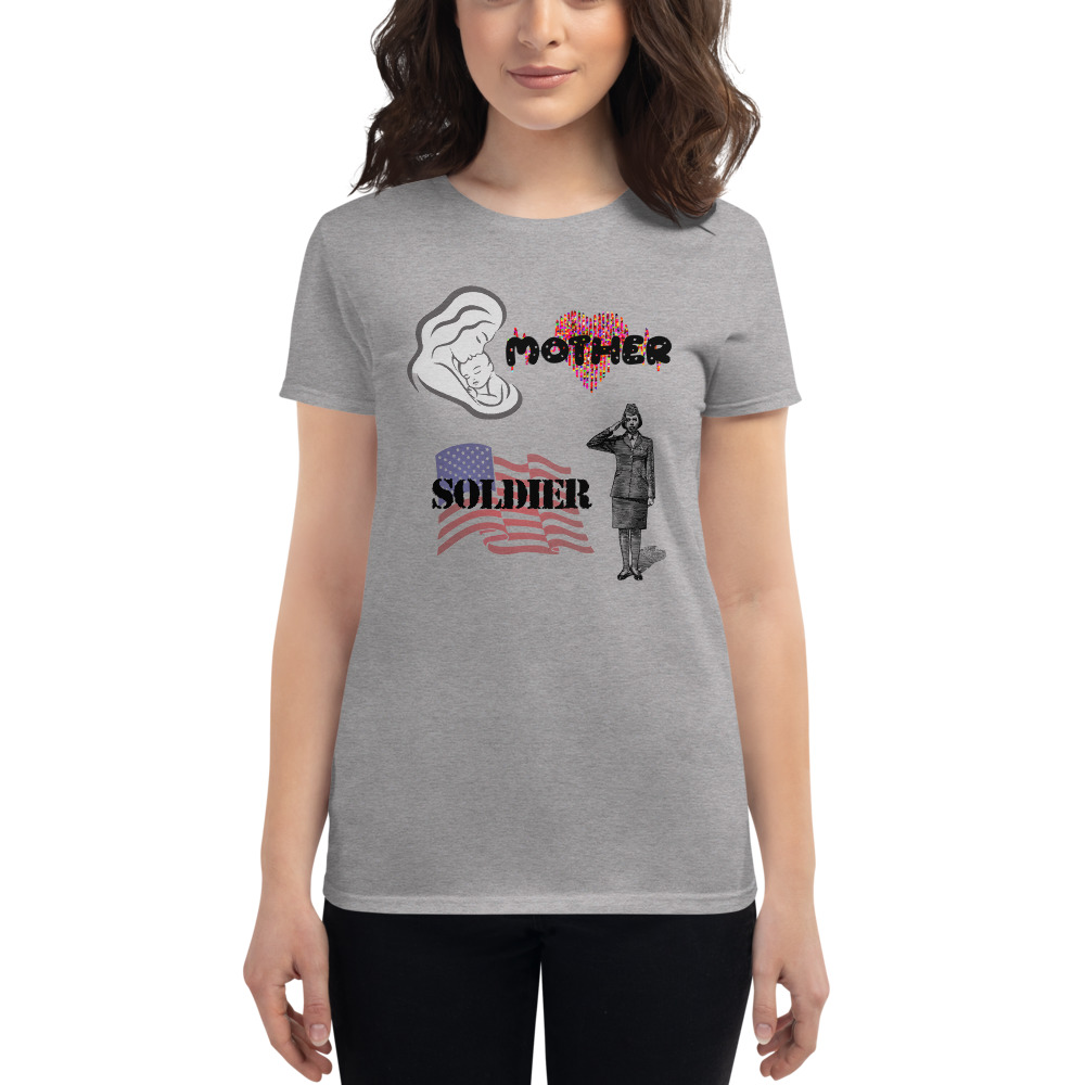 Mother & Soldier Women's Short Sleeve T-Shirt - Image 2