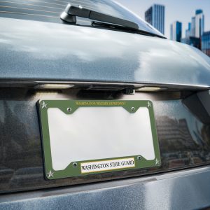 Washington State Guard Metal License Plate